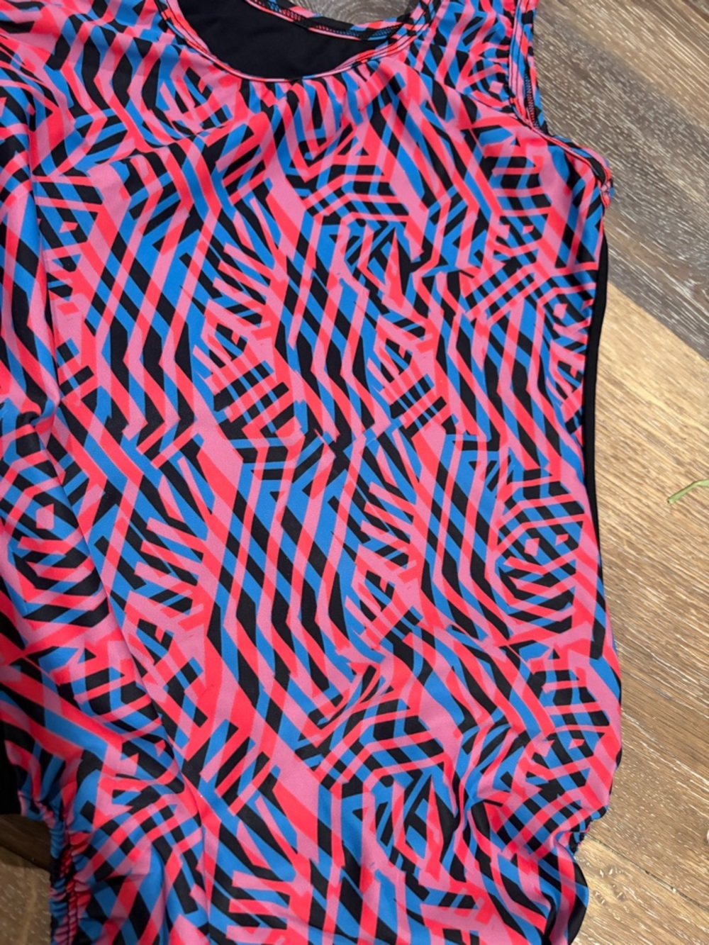 Black/Multi Colored Girls' Plum Leotard w - Picture 6 of 6